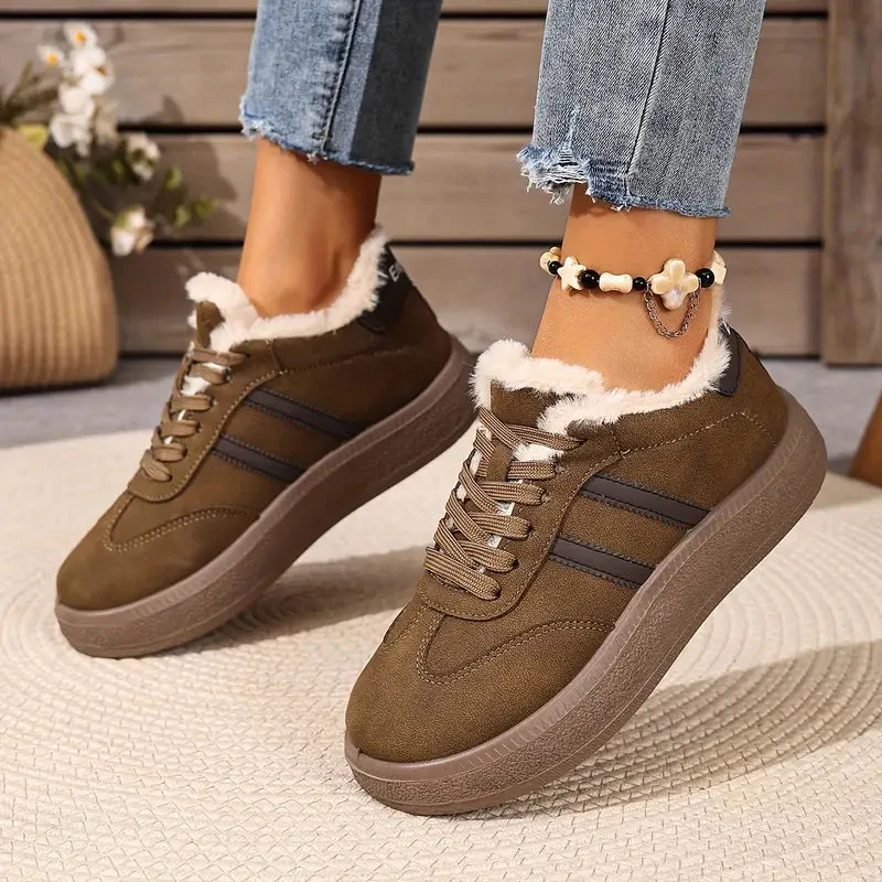 Bequeme Baumwoll-Sneaker mit warmem Innenfutter R&B R&B - Image 9