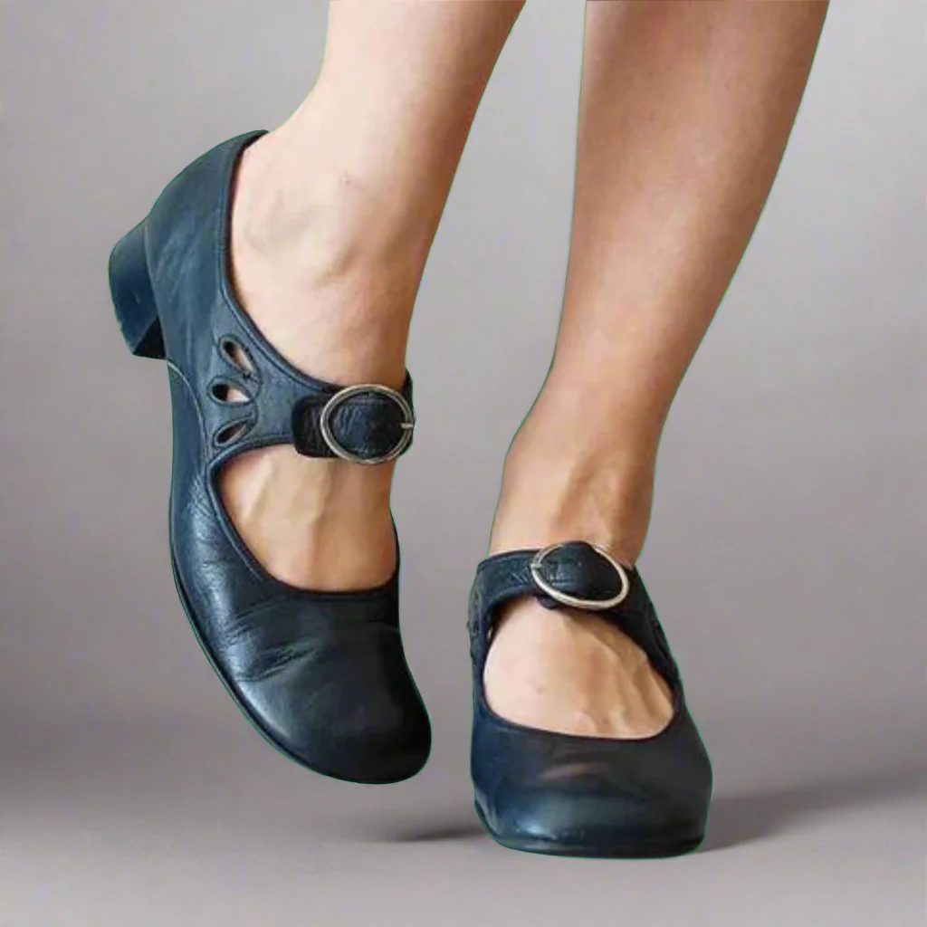 Bequeme Keilsohlen-Orthopädische Ledersandalen R&B - Image 3