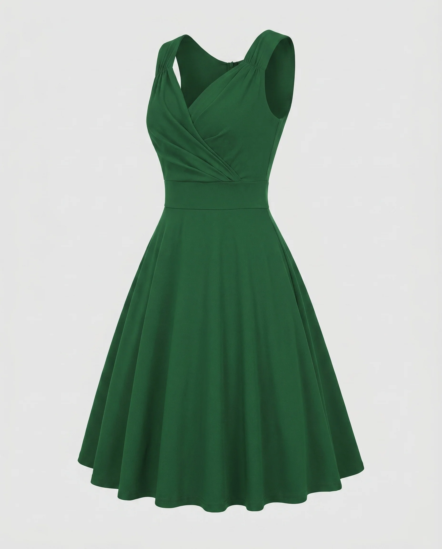 Damen A-Linien Kleid mit Wickeldetail und eleganter Taillierung R&B - Image 5