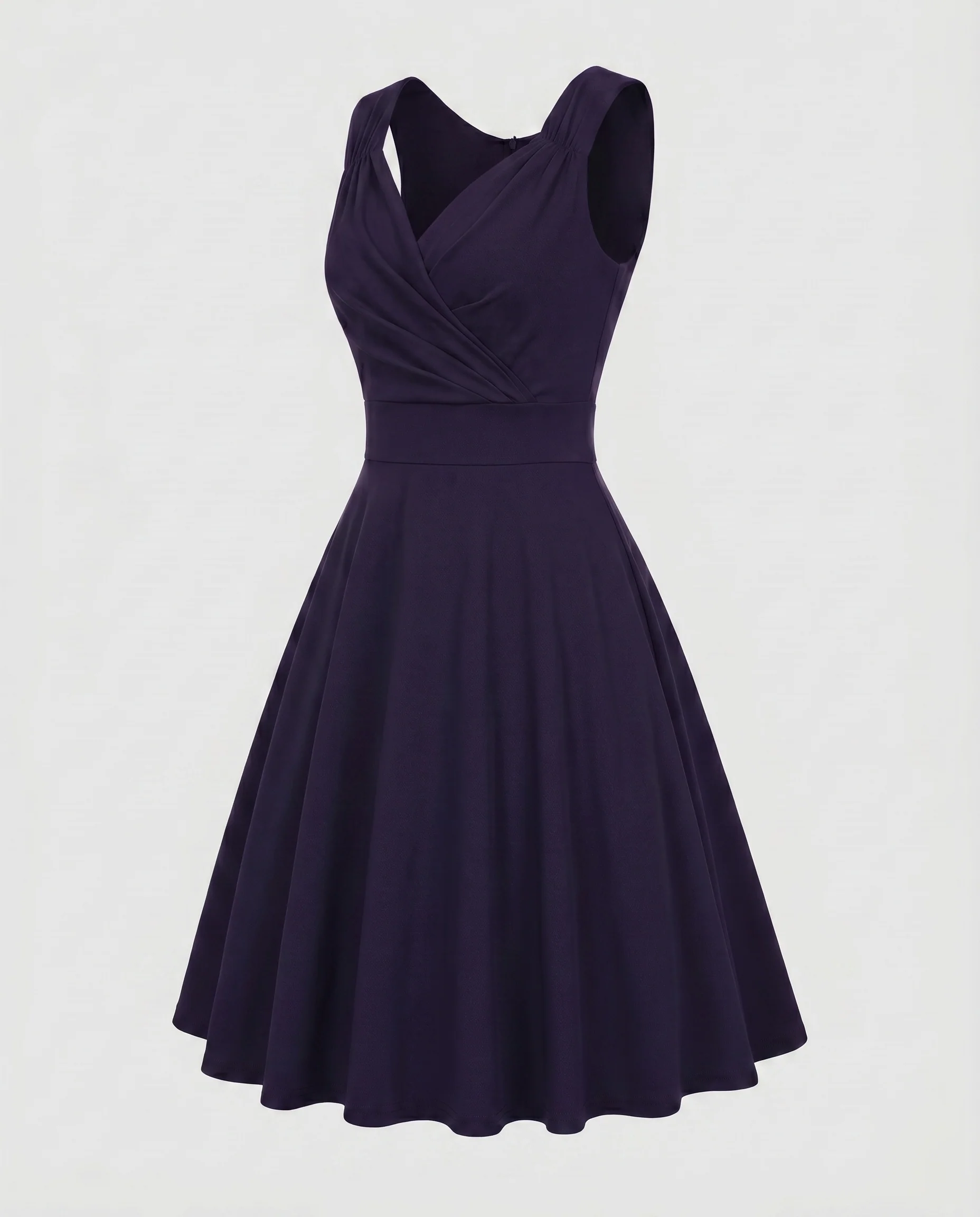 Damen A-Linien Kleid mit Wickeldetail und eleganter Taillierung R&B - Image 9