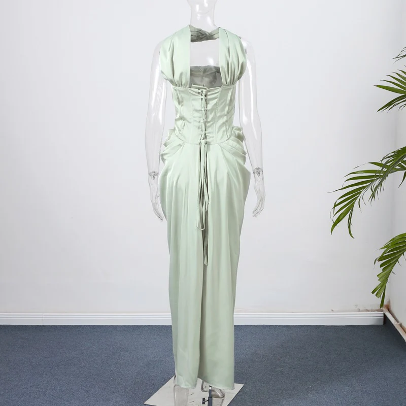 Damen Abendkleid mit asymmetrischem Schnitt und raffinierten Drapierungen R&B - Image 4