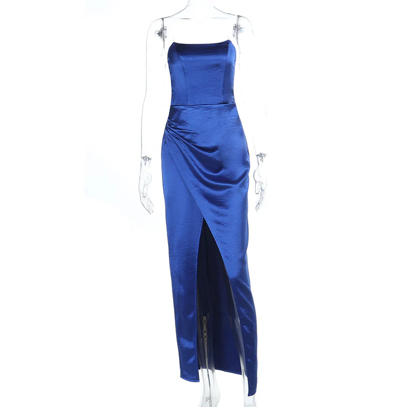 Damen Abendkleid mit schickem Schnitt und luxuriösem Satin R&B - Image 6