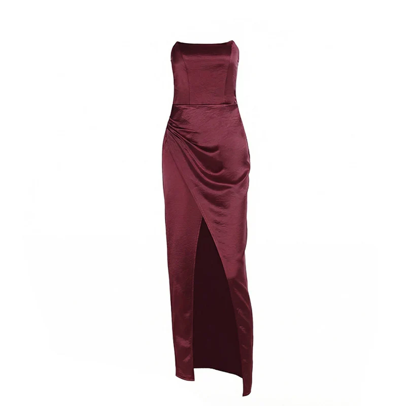 Damen Abendkleid mit schickem Schnitt und luxuriösem Satin R&B - Image 7