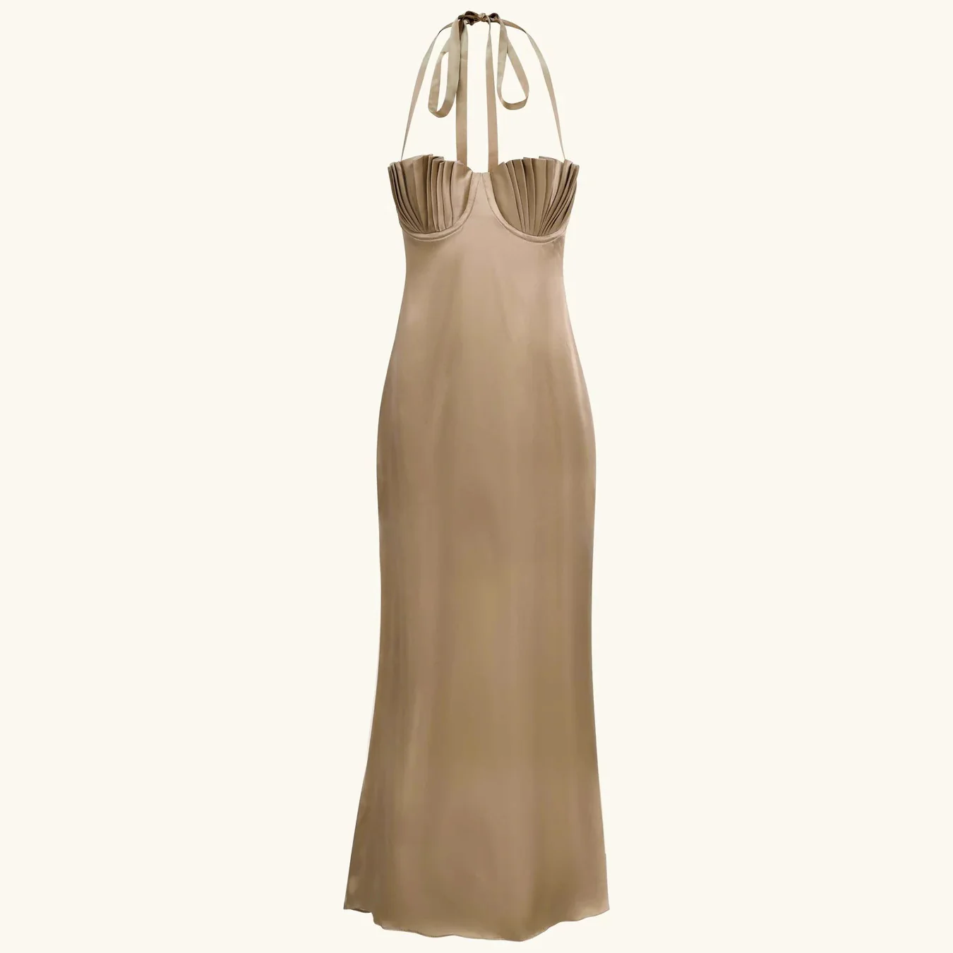 Damen Abendkleid mit tailliertem Oberteil und raffinierten Falten R&B - Image 2