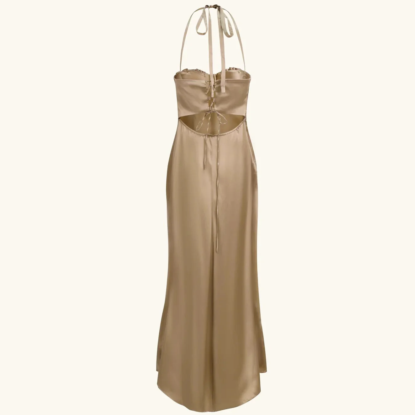 Damen Abendkleid mit tailliertem Oberteil und raffinierten Falten R&B - Image 4