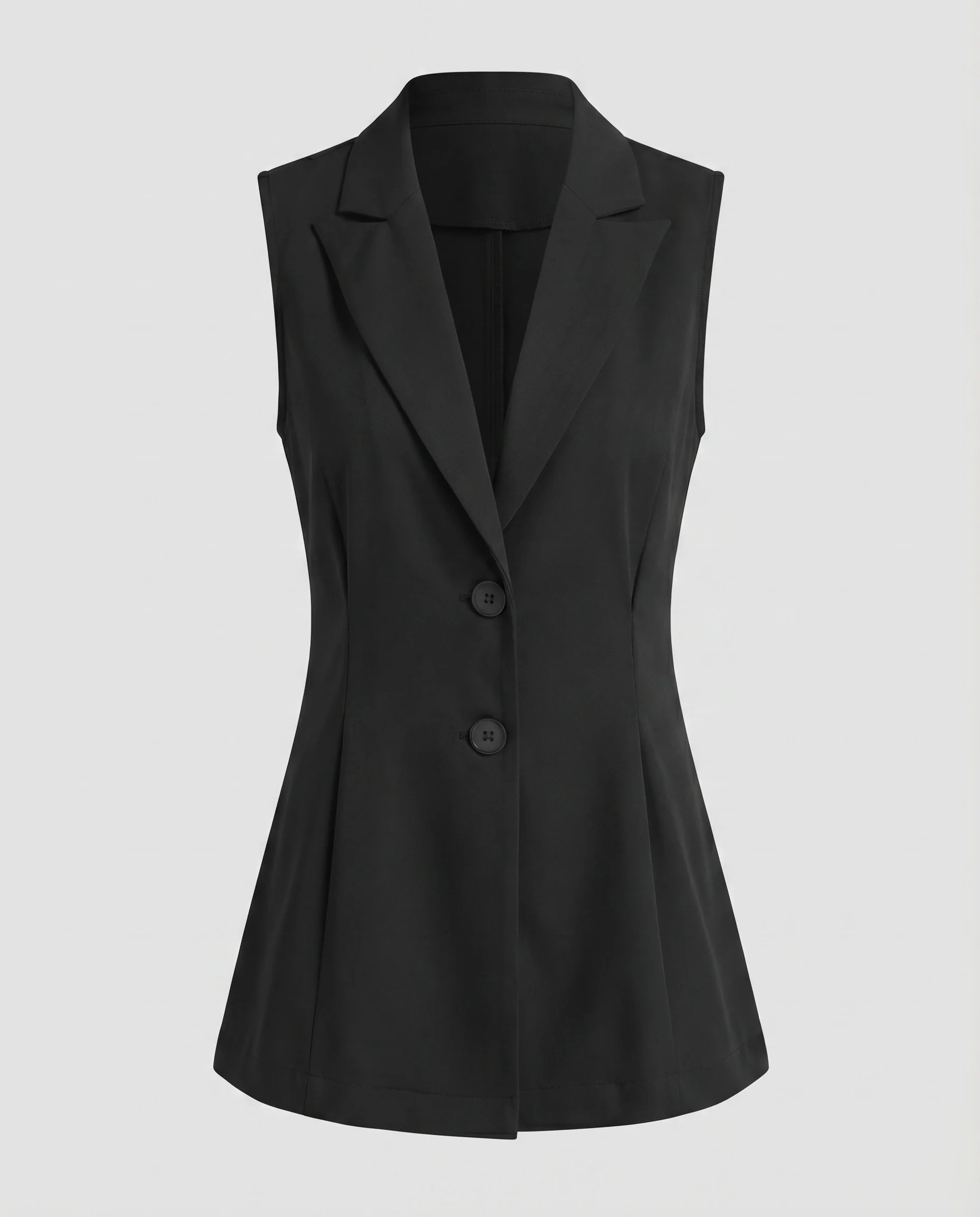 Damen ärmellose Blazerweste mit eleganter Passform - Image 5