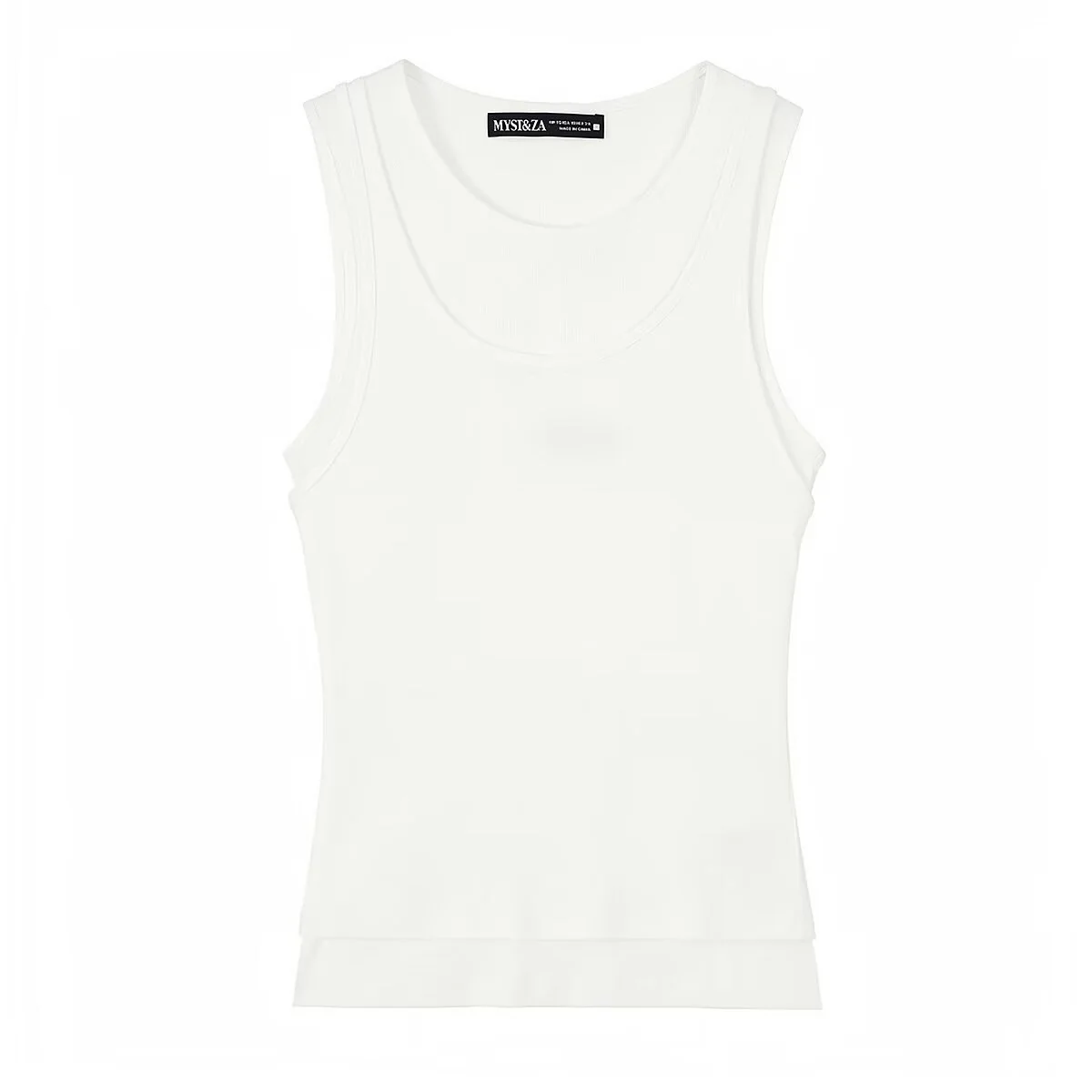 Damen ärmelloses Tanktop aus hochwertigem Stretch-Material mit figurbetontem Schnitt R&B - Image 3