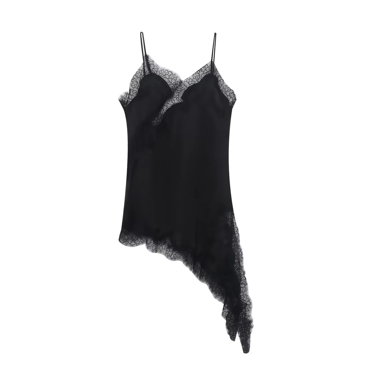 Damen asymmetrisches Spaghetti-Top R&B - Image 14