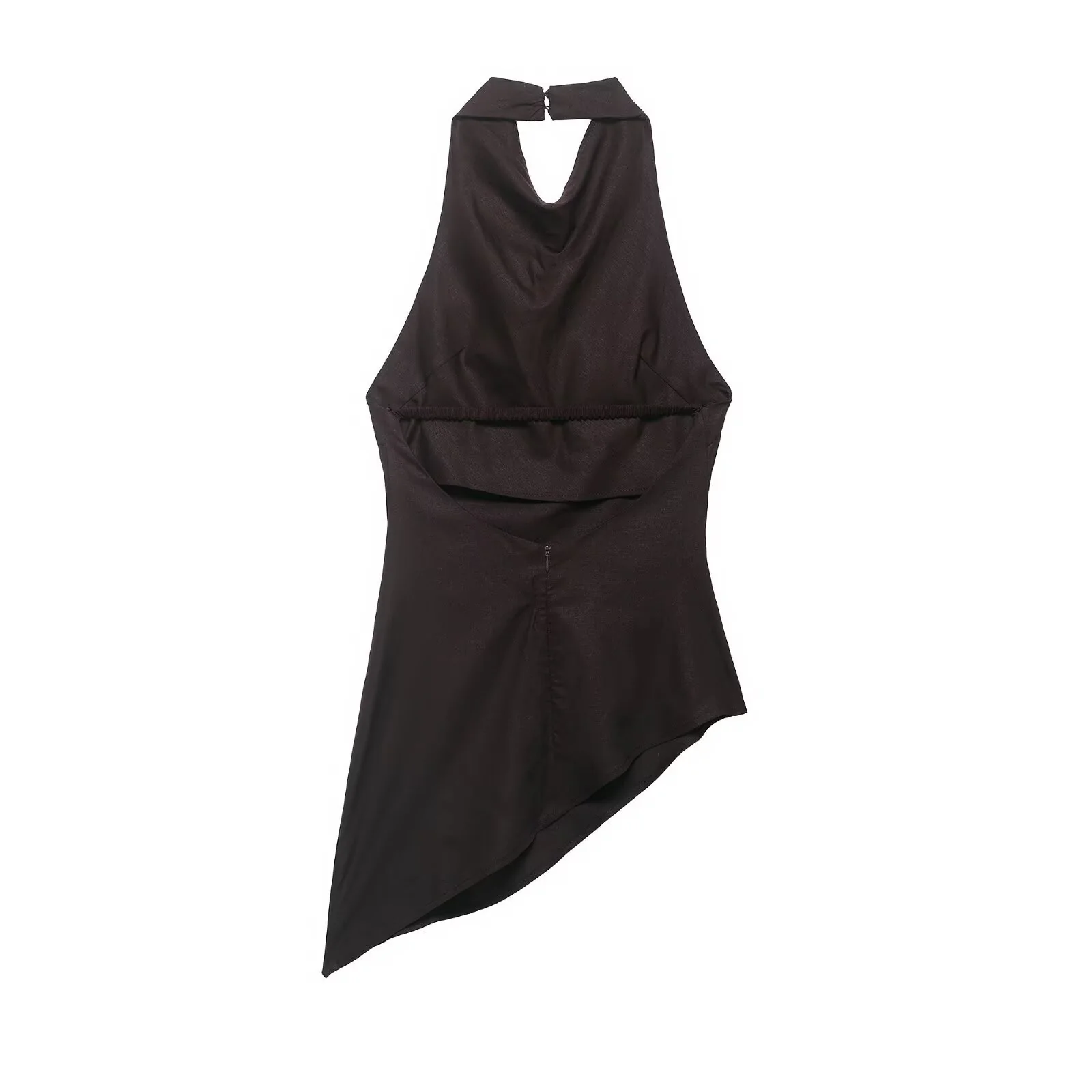 Damen asymmetrisches Top mit eleganter Drapierung R&B - Image 2