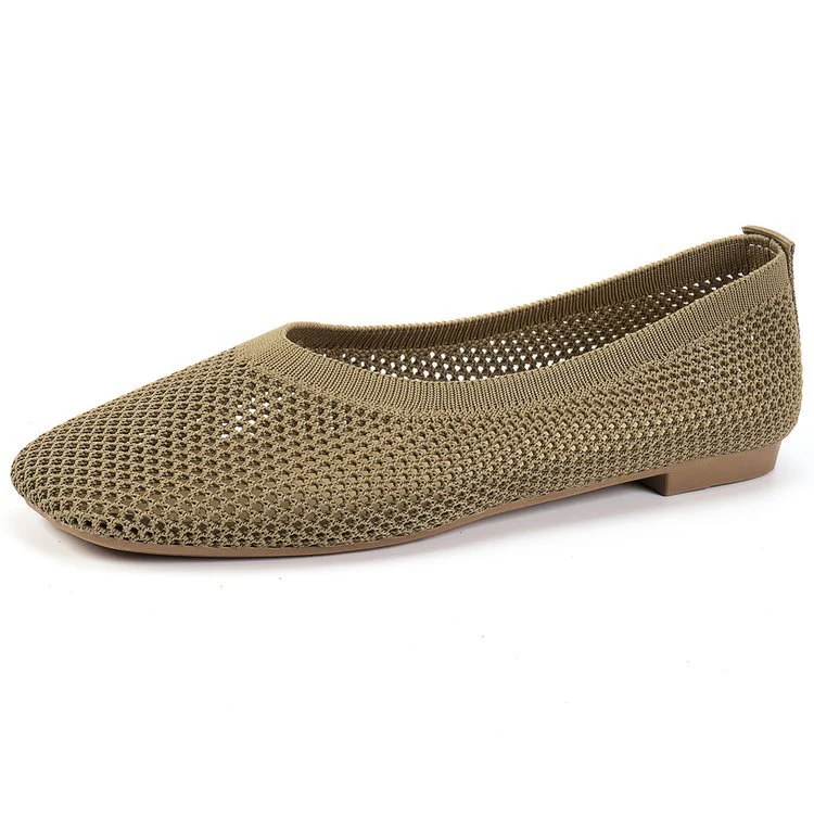 Damen atmungsaktive Flatschuhe mit luftiger Struktur R&B - Image 5