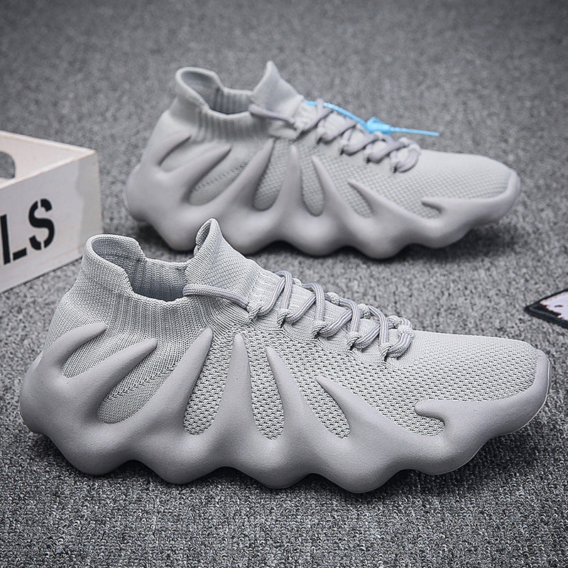 Damen atmungsaktive Freizeitsneaker mit elastischem Kragen und innovativem Sohlen-Design R&B - Image 5