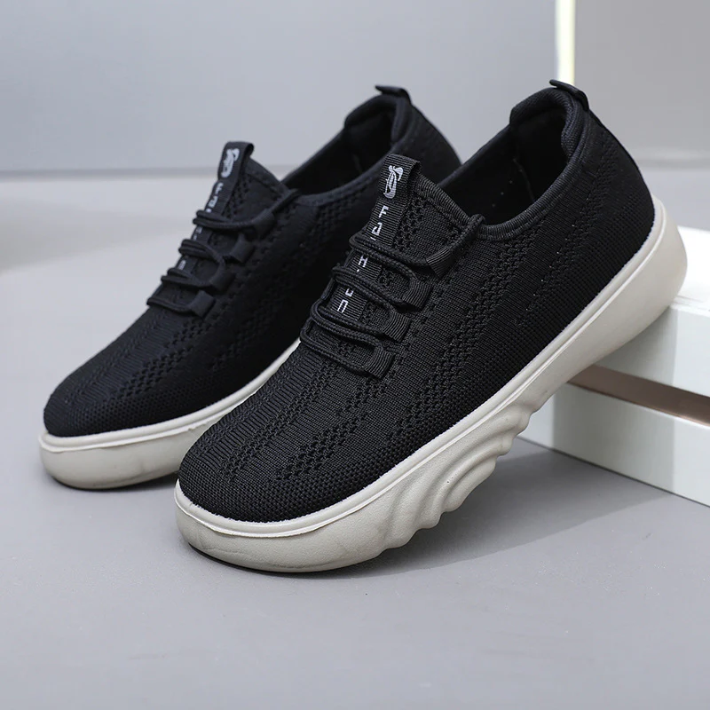 Damen Atmungsaktive Freizeit-Sneaker mit elastischem Obermaterial und flexibler Sohle Heidi-Mode - Image 6