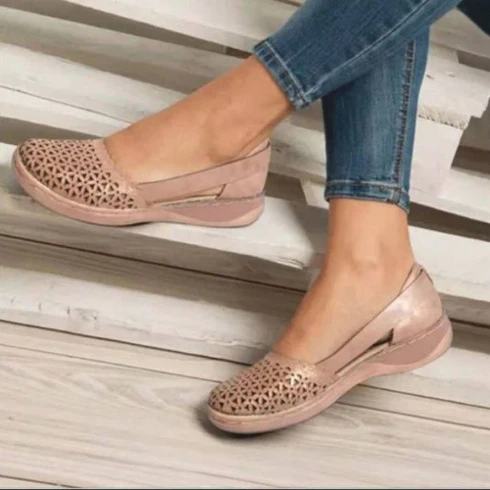Damen Atmungsaktive Freizeitschuhe mit dekorativem Lochmuster R&B - Image 7