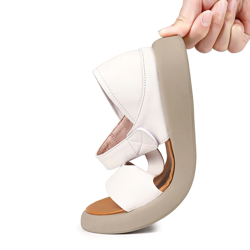Damen Atmungsaktive Riemchensandalen mit verstellbarem Klettverschluss und gepolsterter Sohle R&B - Image 5