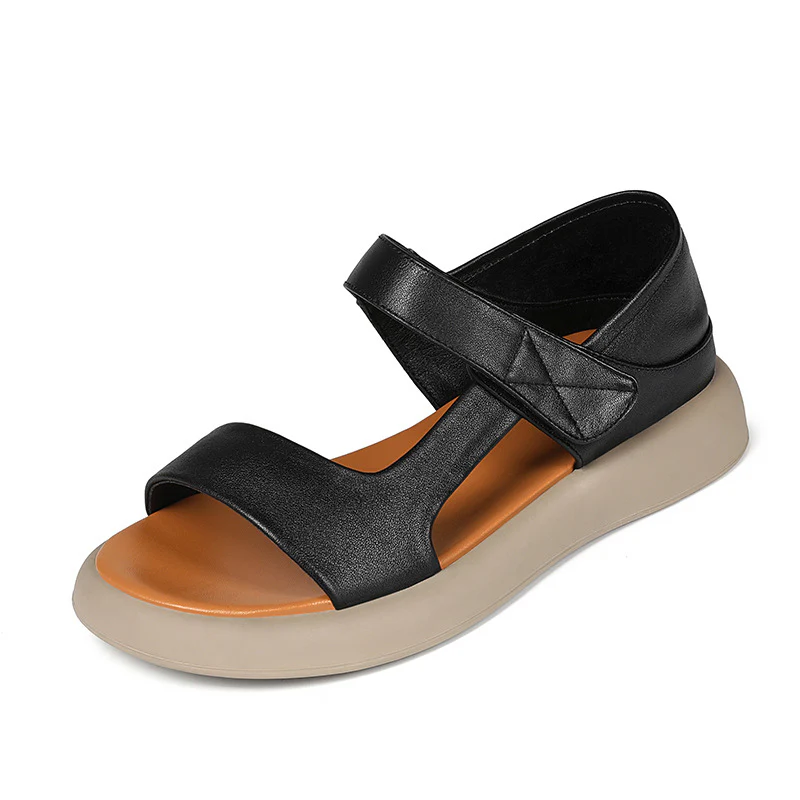 Damen Atmungsaktive Riemchensandalen mit verstellbarem Klettverschluss und gepolsterter Sohle R&B - Image 8