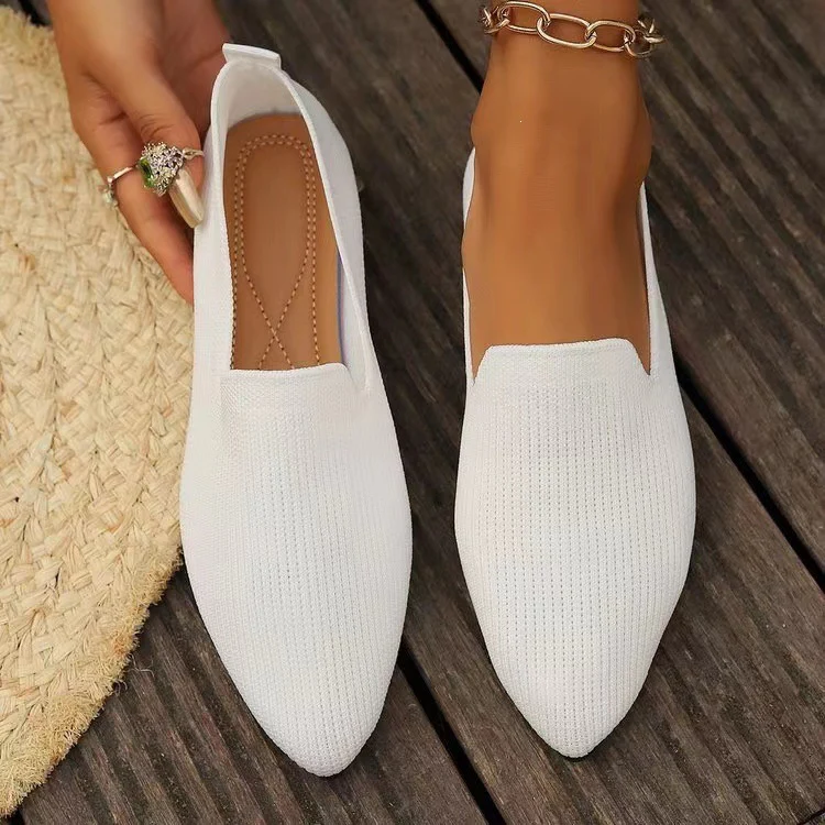 Damen Atmungsaktive Slip-On Ballerinas mit elastischem Obermaterial und flexiblem Fußbett R&B - Image 9
