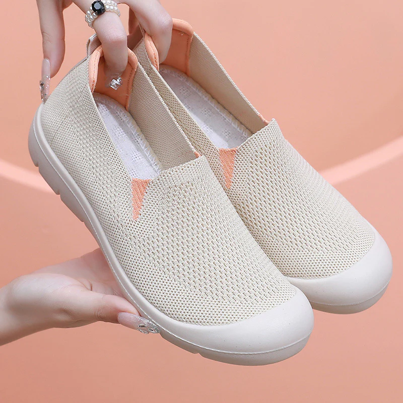 Damen Atmungsaktive Slip-On Sneakers mit flexiblem Einsatz Heidi-Mode - Image 2