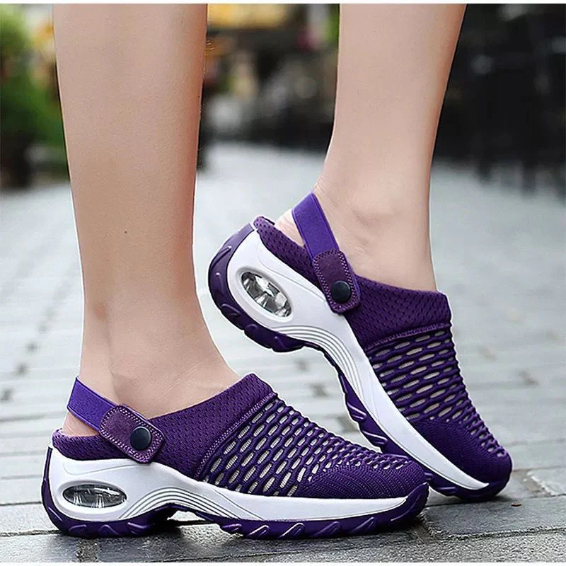 Damen atmungsaktive Slip-On Sneakers mit modischem Mesh-Design R&B - Image 3