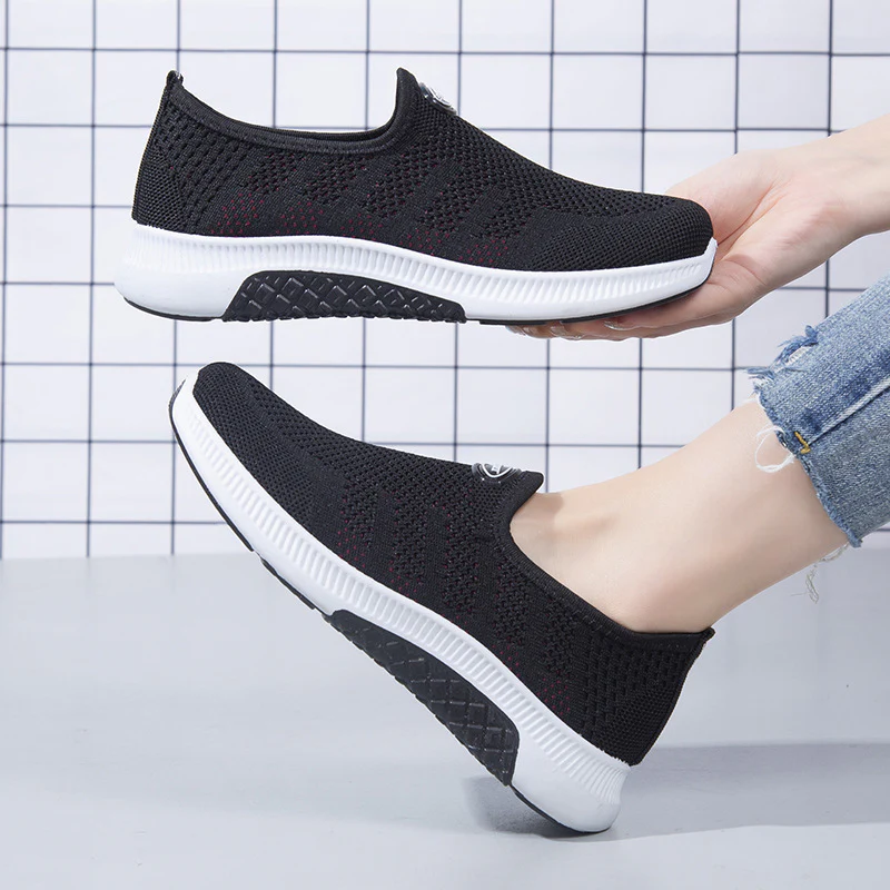 Damen Atmungsaktive Slip-On Sneakers mit rutschfester Sohle Heidi-Mode - Image 7