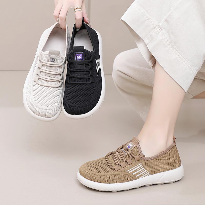 Damen Atmungsaktive Sport-Sneakers mit elastischer Schnürung und flexibler Sohle Heidi-Mode - Image 4
