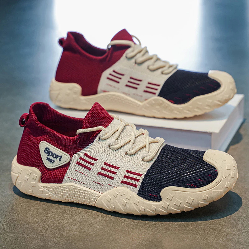 Damen Atmungsaktive Sport Sneakers mit flexibler Sohle und rutschfester Gummierung R&B