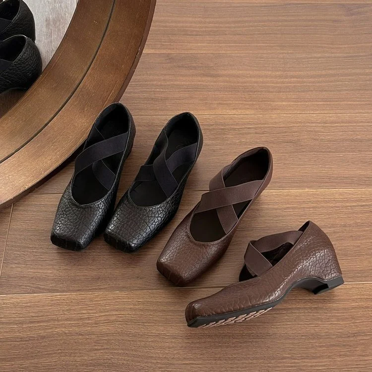 Damen Ballerina-Pumps mit elegantem Riemchen und komfortablem Absatz R&B - Image 4