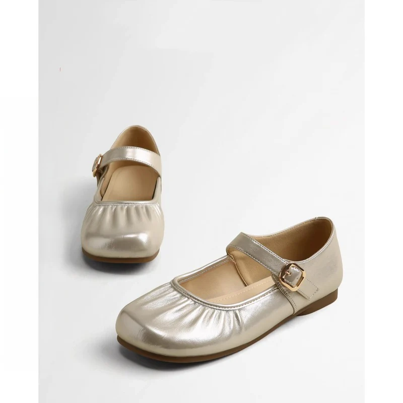 Damen Ballerina-Pumps mit modischem Riemchen und komfortablem Fußbett R&B