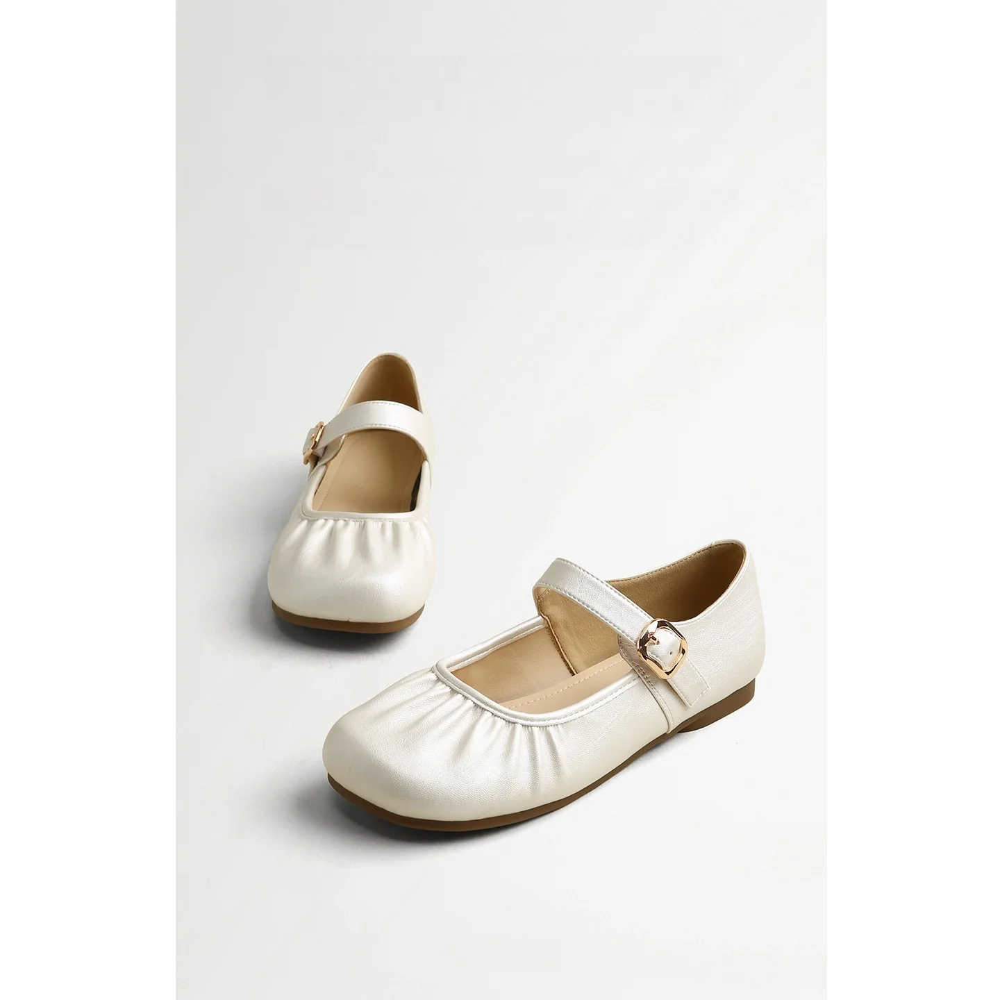Damen Ballerina-Pumps mit modischem Riemchen und komfortablem Fußbett R&B - Image 7
