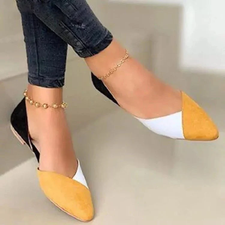 Damen Ballerinas im modernen Farbblockdesign R&B - Image 3