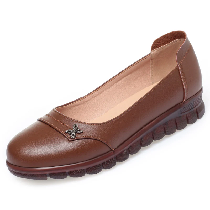 Damen Ballerinas mit dämpfendem Fußbett und dekorativen Schmuckdetails R&B - Image 6