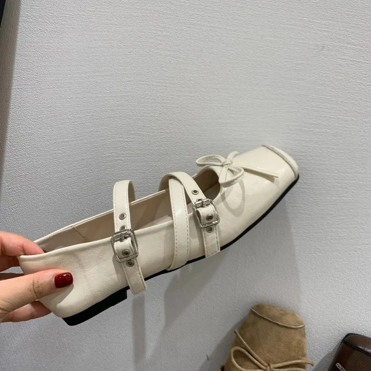 Damen Ballerinas mit dekorativem Riemchen und elegantem Design R&B - Image 6