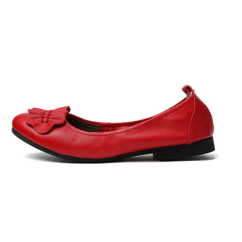 Damen Ballerinas mit dekorativem Schleifenakzent und rutschfester Sohle R&B - Image 10