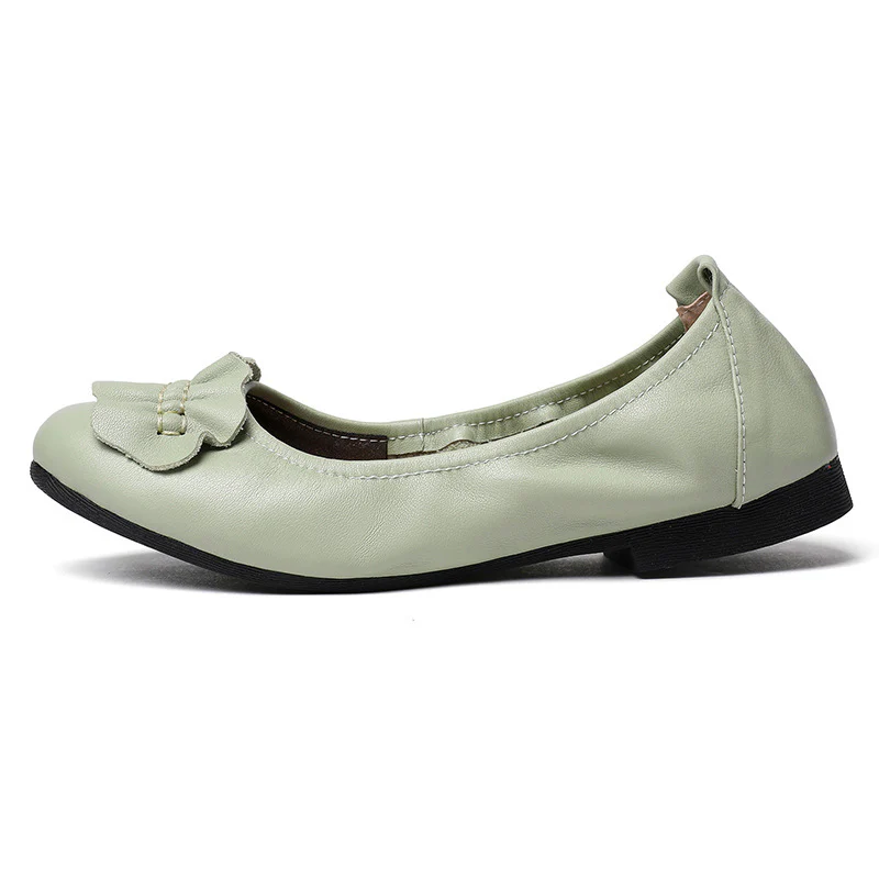 Damen Ballerinas mit dekorativem Schleifenakzent und rutschfester Sohle R&B - Image 11