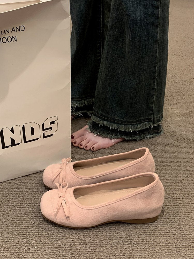 Damen Ballerinas mit dekorativem Schleifendetail und hochwertiger Fleeceaussensohle R&B - Image 8