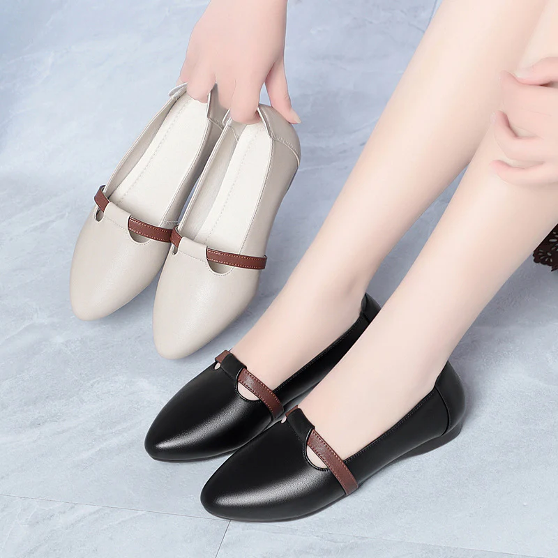 Damen Ballerinas mit elegantem Riemen und komfortablem Fußbett R&B - Image 4