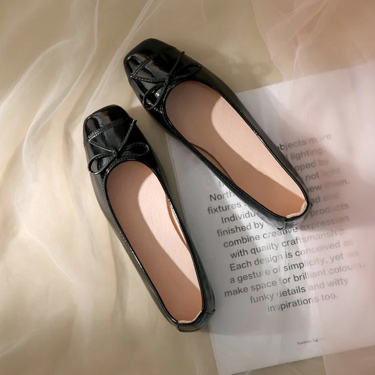 Damen Ballerinas mit elegantem Schleifen-Design und komfortablem Fußbett R&B - Image 8