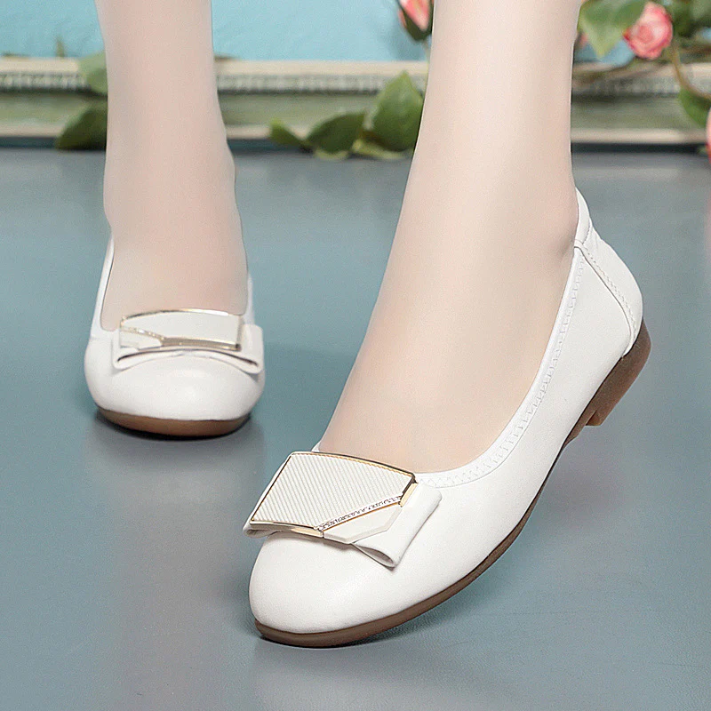 Damen Ballerinas mit elegantem Schleifenakzent und komfortablem Fußbett R&B - Image 2