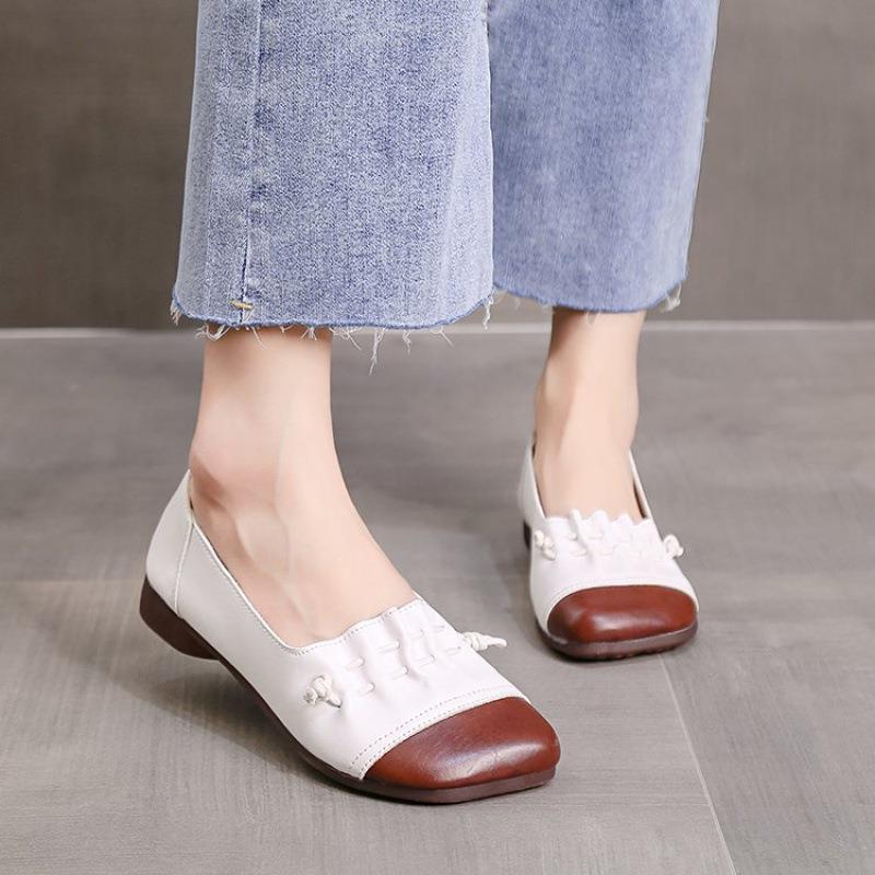 Damen Ballerinas mit modischem Leder-Design und Komfortsohle R&B - Image 3