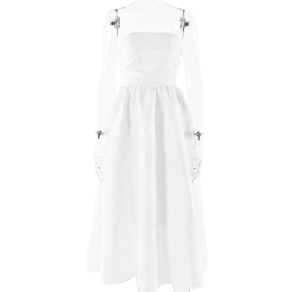 Damen Ballkleid mit schulterfreiem Design und fließendem Rock R&B - Image 3