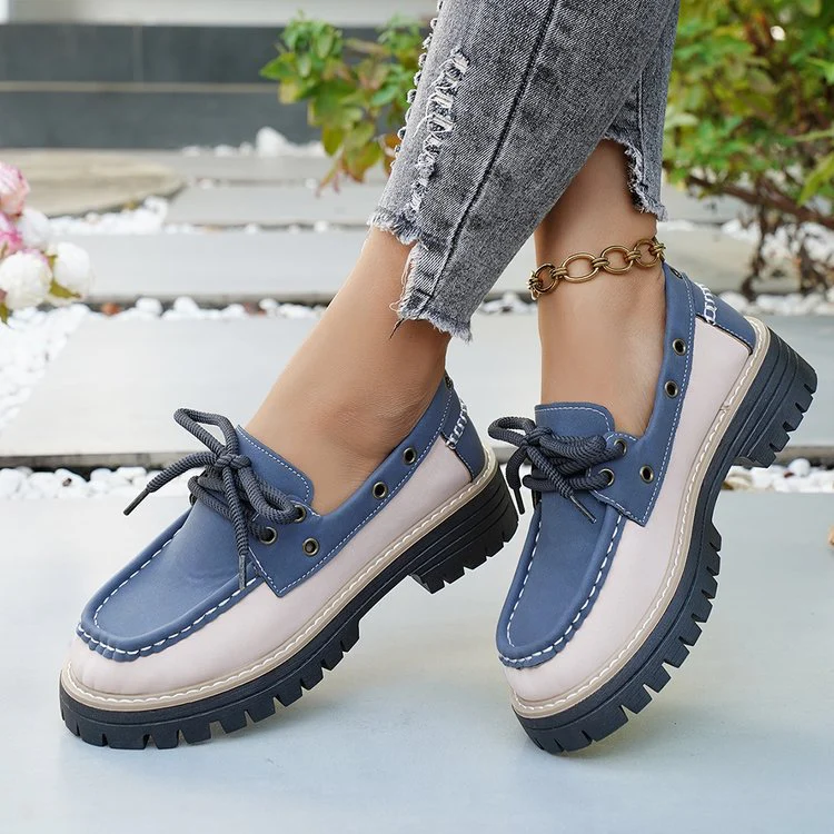Damen Bequeme Boots mit trendigem Schnürdesign und robustem Profil R&B - Image 4