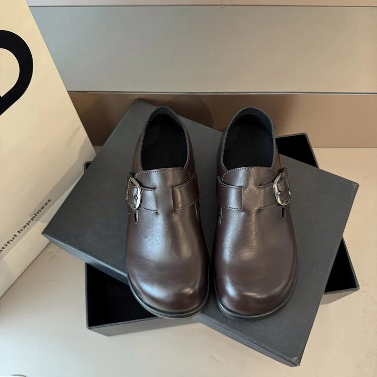 Damen bequeme Clogs mit klassischen Schnallen und rutschfester Sohle R&B - Image 7