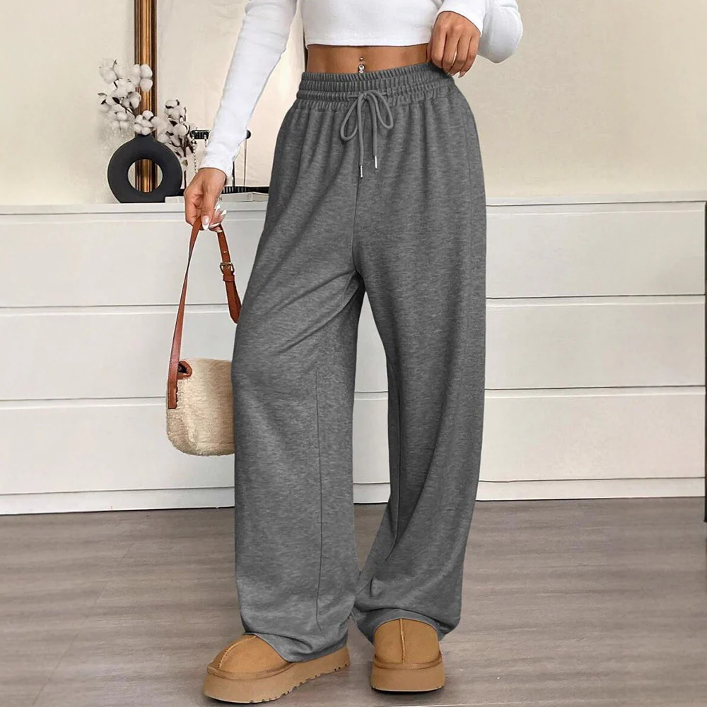 Damen Bequeme Freizeithosen mit elastischem Bund und weit geschnittenem Bein R&B - Image 3