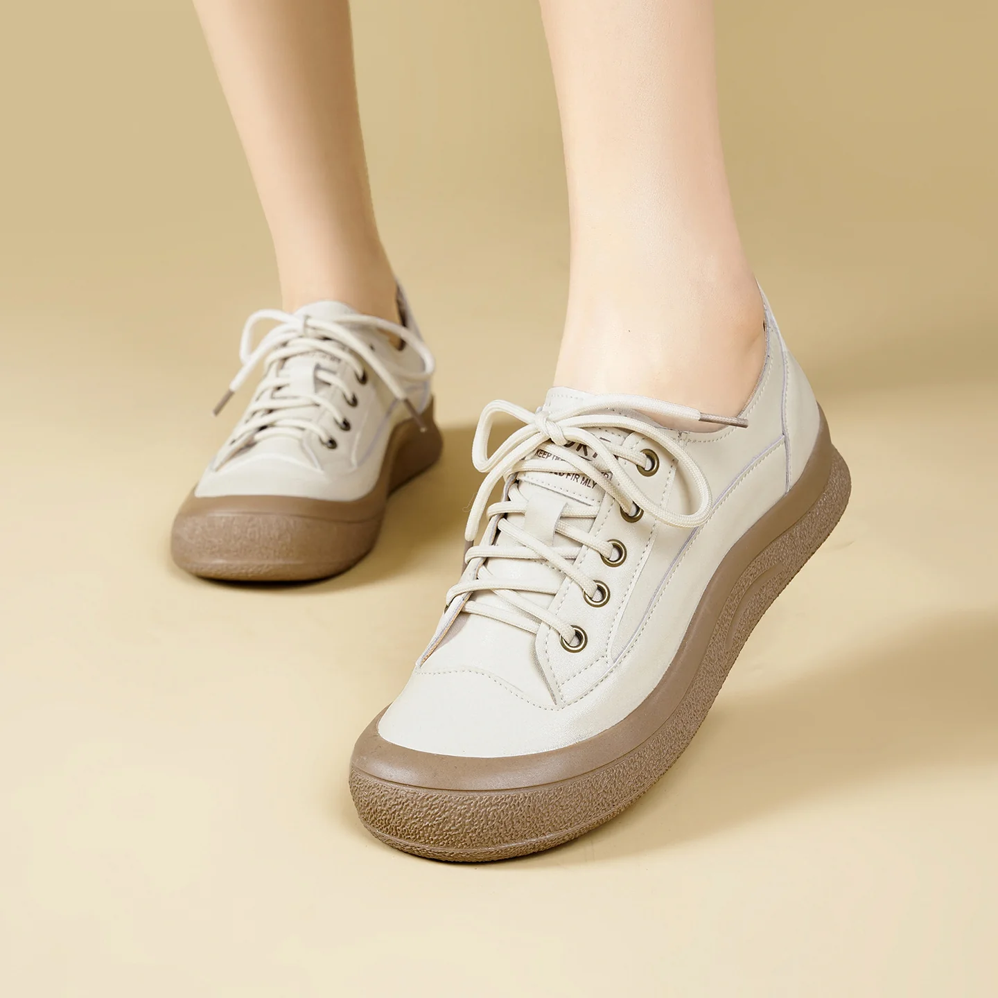 Damen Bequeme Freizeitsneaker mit rutschfester Sohle und atmungsaktivem Obermaterial R&B - Image 2