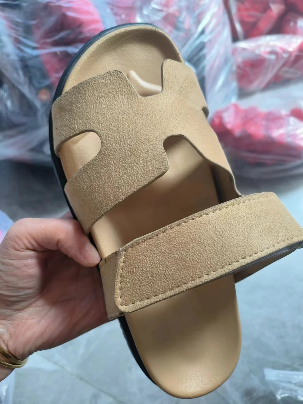 Damen bequeme Kunstleder-Sandalen mit verstellbaren Riemen R&B - Image 18