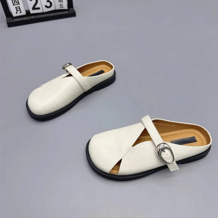 Damen bequeme Mokassins mit dekorativem Riemchen und ergonomischer Sohle R&B - Image 3