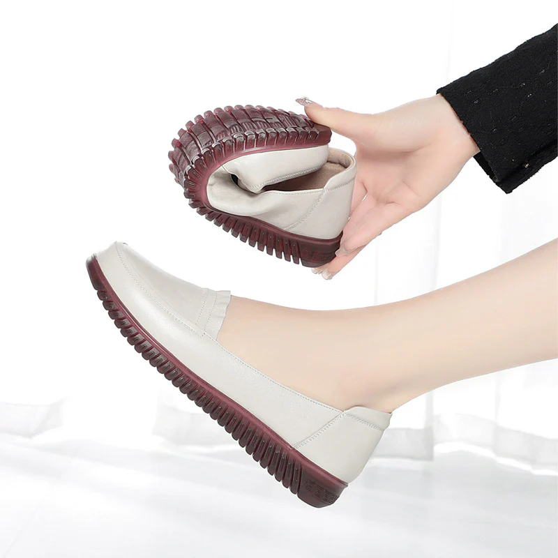 Damen Bequeme Mokassins mit elastischem Fußbett und elegantem Riemendesign R&B - Image 3