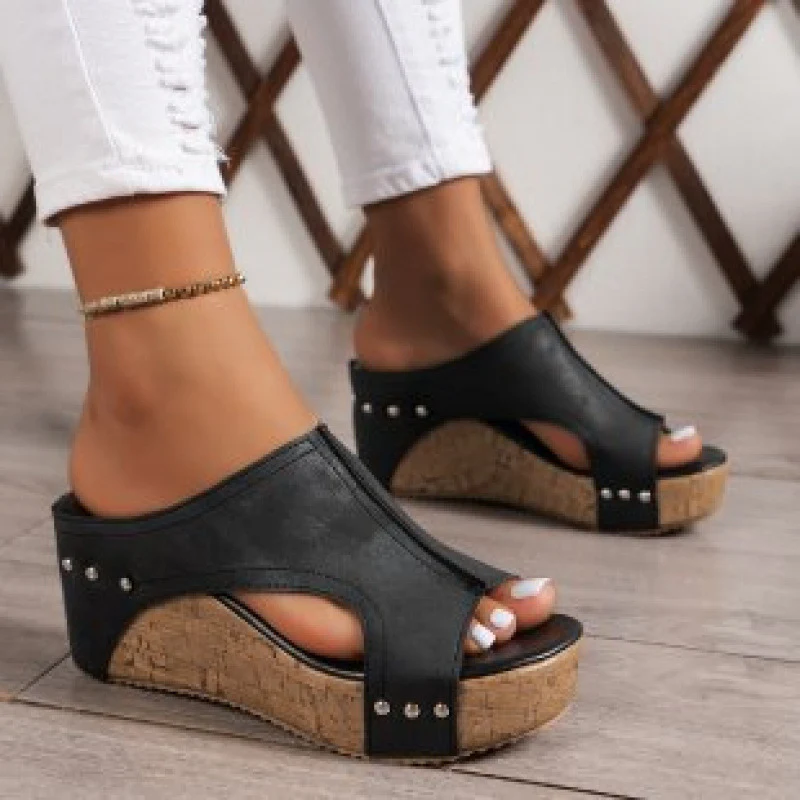 Damen Bequeme Naturkork-Sandalen mit weichem Obermaterial R&B - Image 17