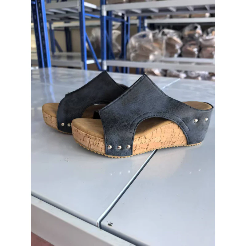 Damen Bequeme Naturkork-Sandalen mit weichem Obermaterial R&B - Image 23