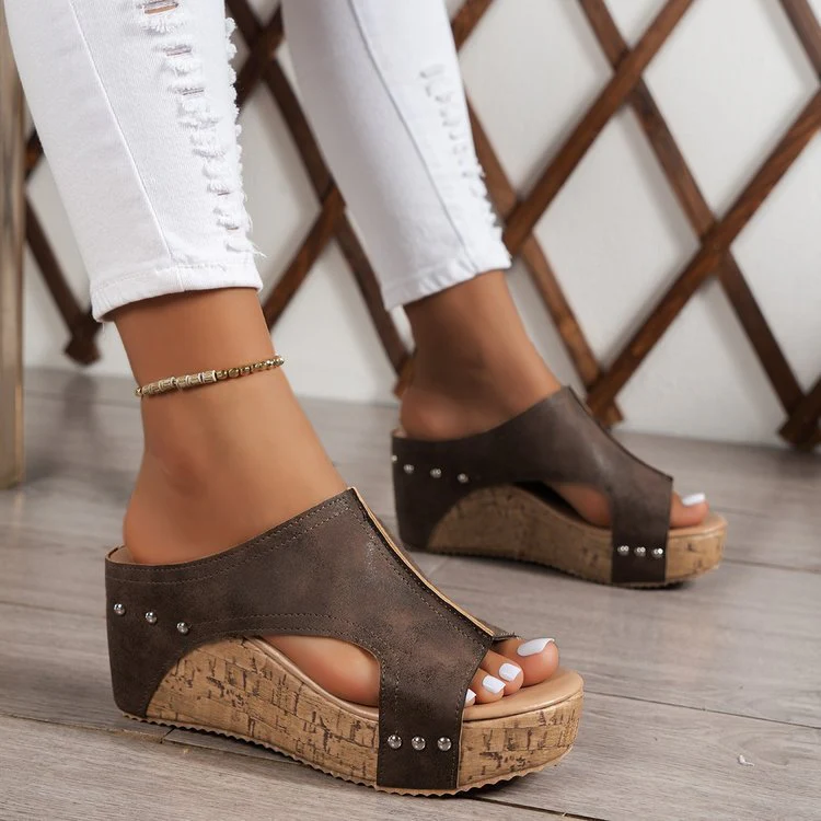 Damen Bequeme Naturkork-Sandalen mit weichem Obermaterial R&B - Image 6