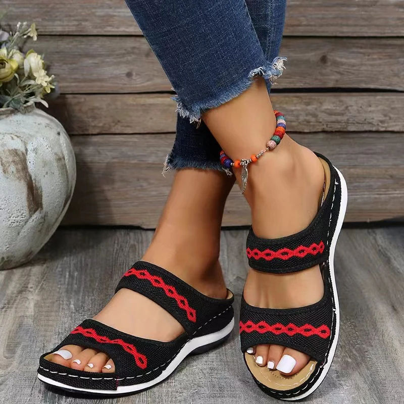 Damen Bequeme Riemensandalen mit modischem Design R&B - Image 7